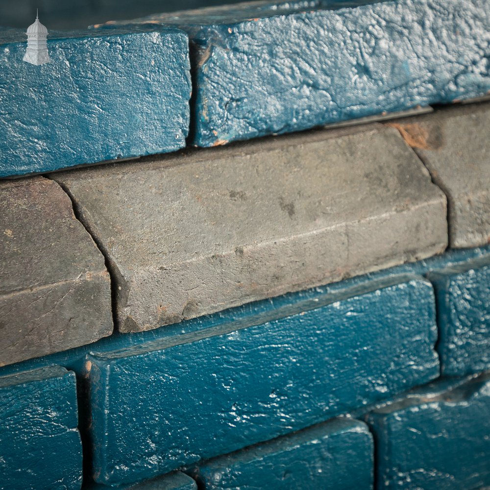 Blue Plinth Stretcher, Run of 8.5m, Reclaimed Staffordshire Bricks