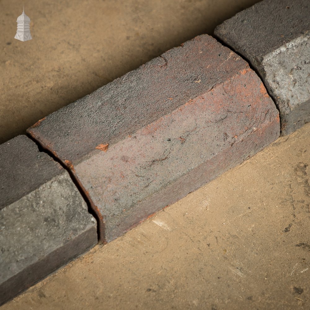 Blue Plinth Stretcher, Run of 8.5m, Reclaimed Staffordshire Bricks