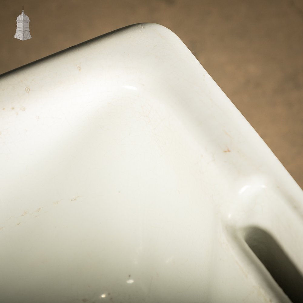 Belfast / Butler Sink, Worn finish, Weir Overflow, Tywfords