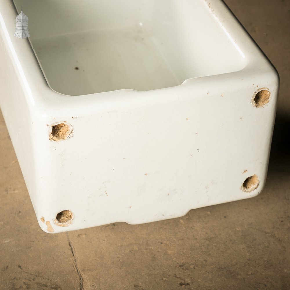 Belfast / Butler Sink, Worn finish, Weir Overflow, Tywfords