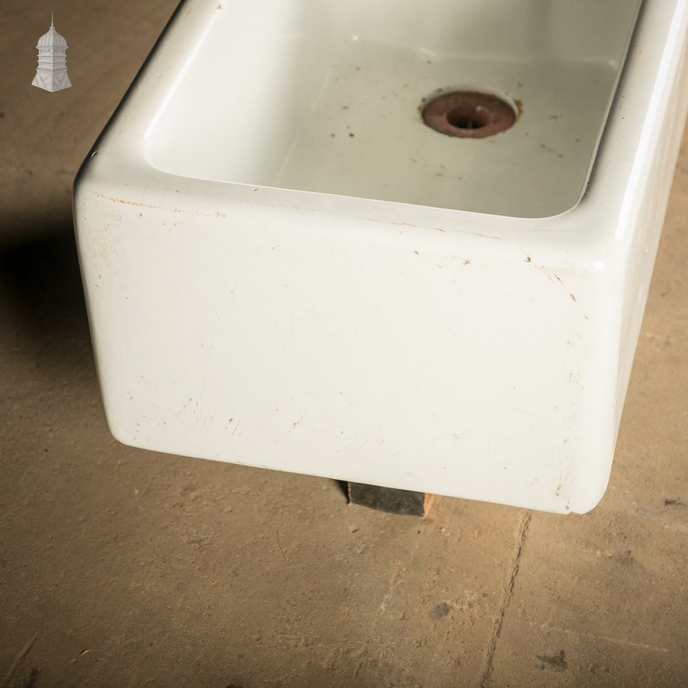 Belfast / Butler Sink, Worn finish, Weir Overflow, Tywfords