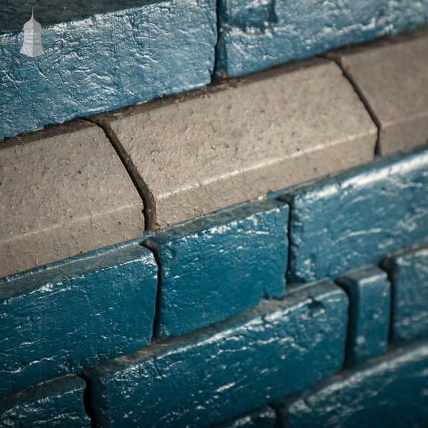 Plinth Stretcher Bricks, Reclaimed, Staffordshire Blue