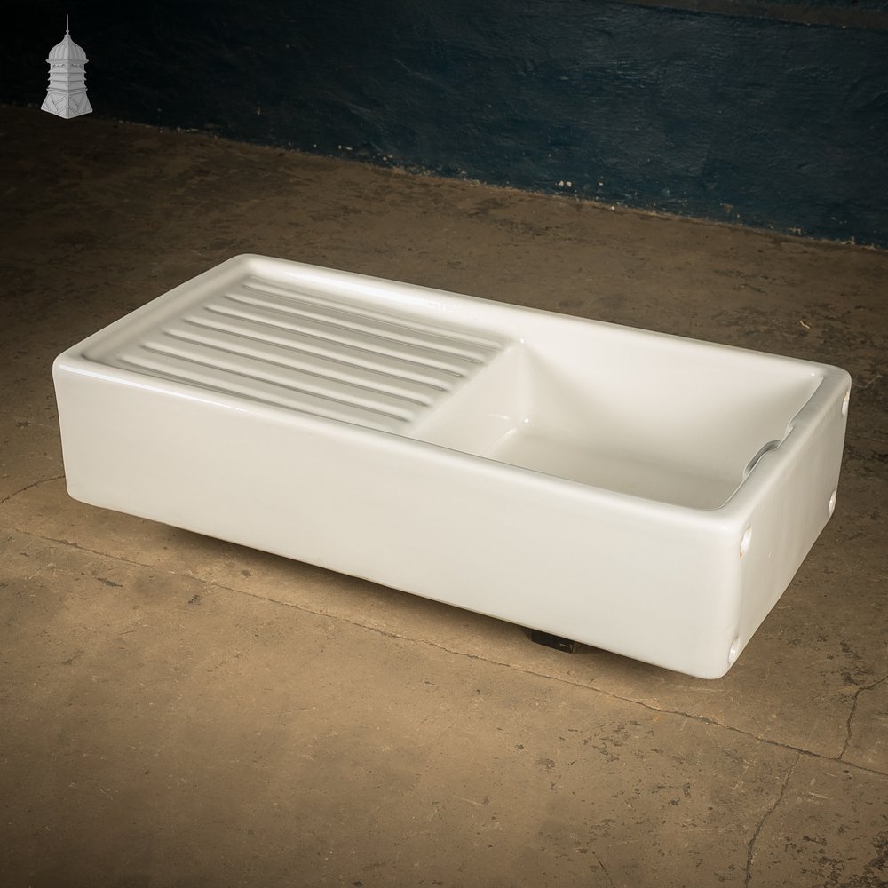 Belfast Sink with Integral Drainer and Weir Overflow