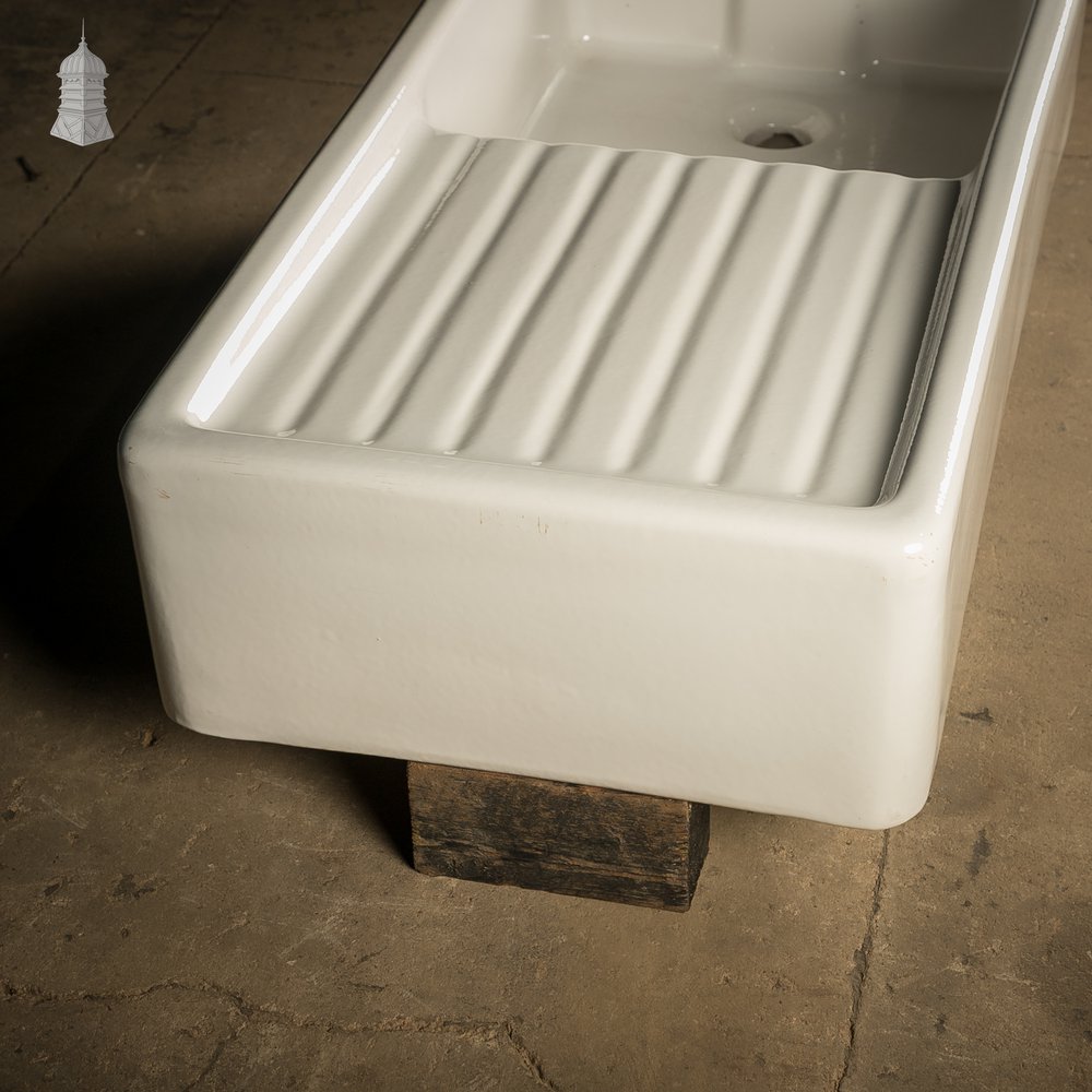 Belfast Sink with Integral Drainer and Weir Overflow