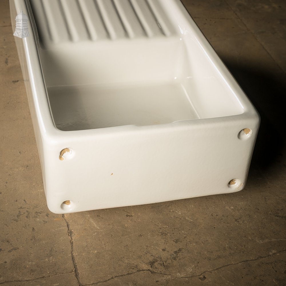 Belfast Sink with Integral Drainer and Weir Overflow