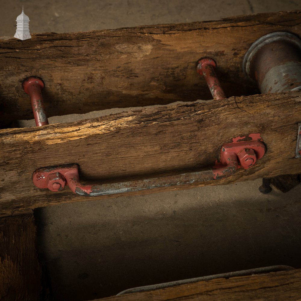 Vintage Industrial Cable Rollers, Set of Three