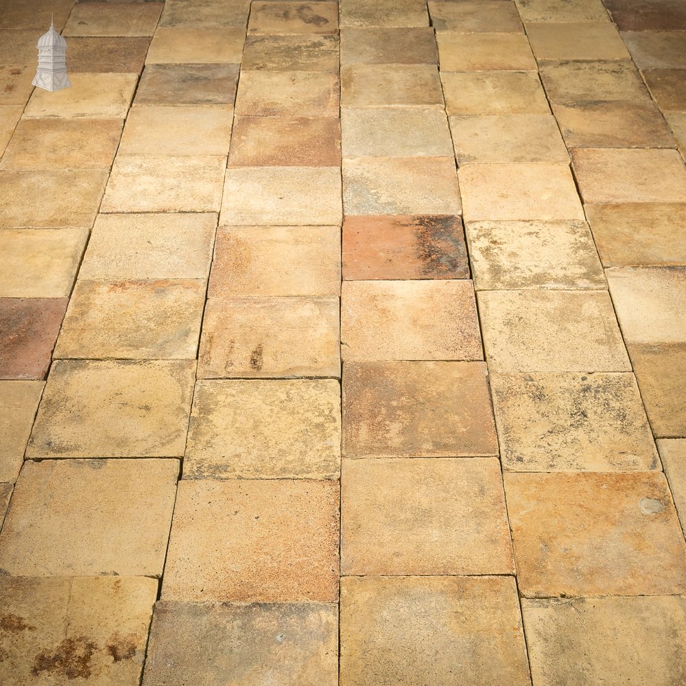 Buff Floor Tile, Reclaimed 12" x 12, Batch of 176 - 16 Square Metres