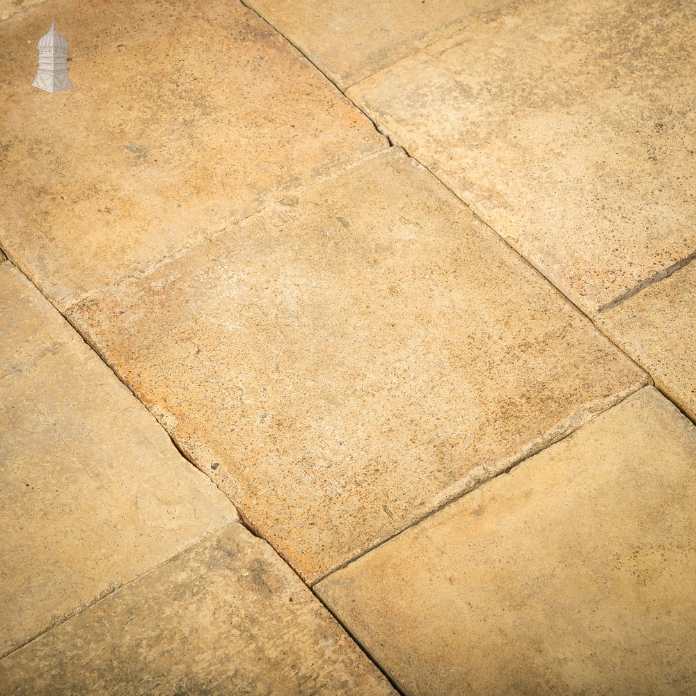 Buff Floor Tile, Reclaimed 12" x 12, Batch of 176 - 16 Square Metres