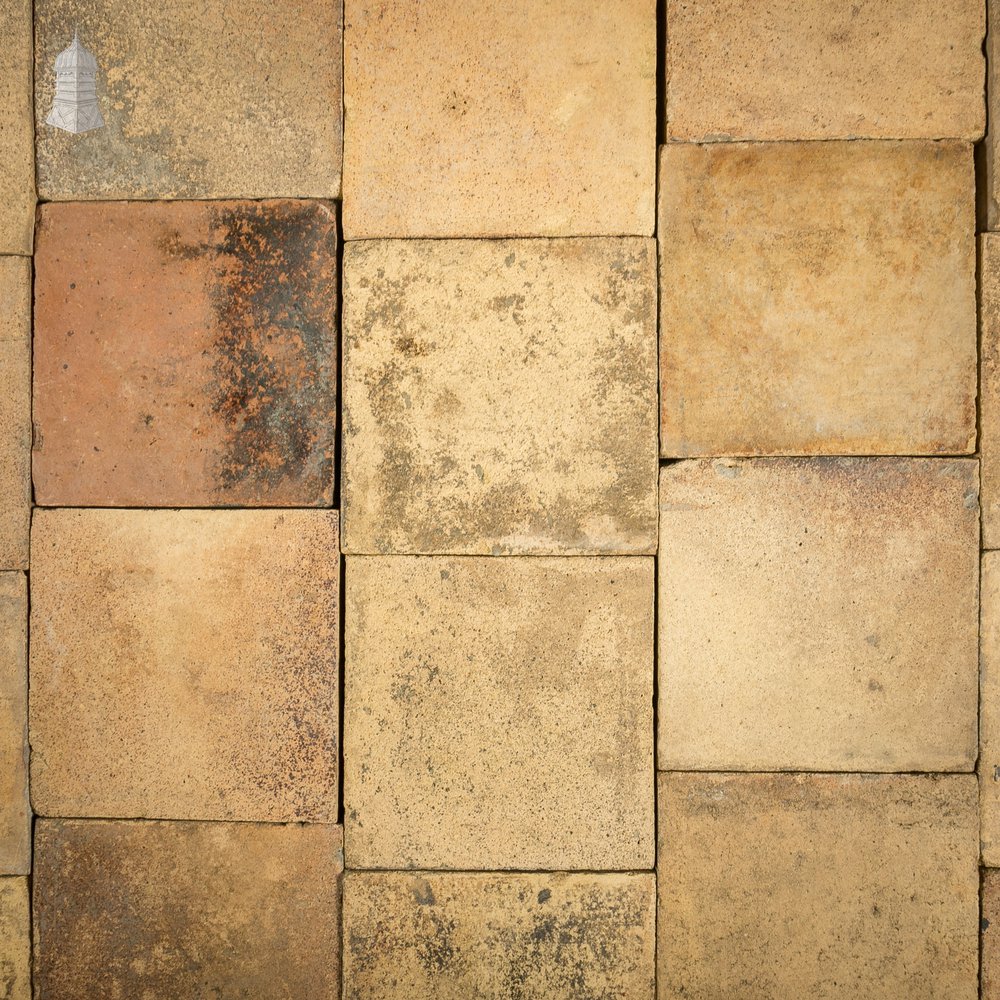 Buff Floor Tile, Reclaimed 12" x 12, Batch of 176 - 16 Square Metres