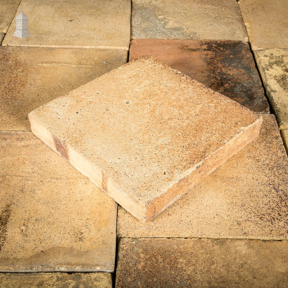 Buff Floor Tile, Reclaimed 12" x 12, Batch of 176 - 16 Square Metres