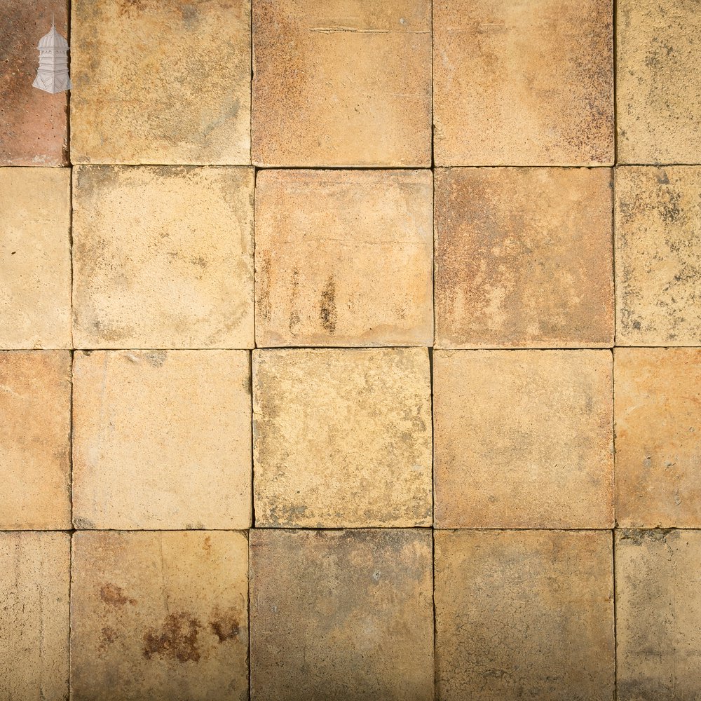 Buff Floor Tile, Reclaimed 12" x 12, Batch of 176 - 16 Square Metres