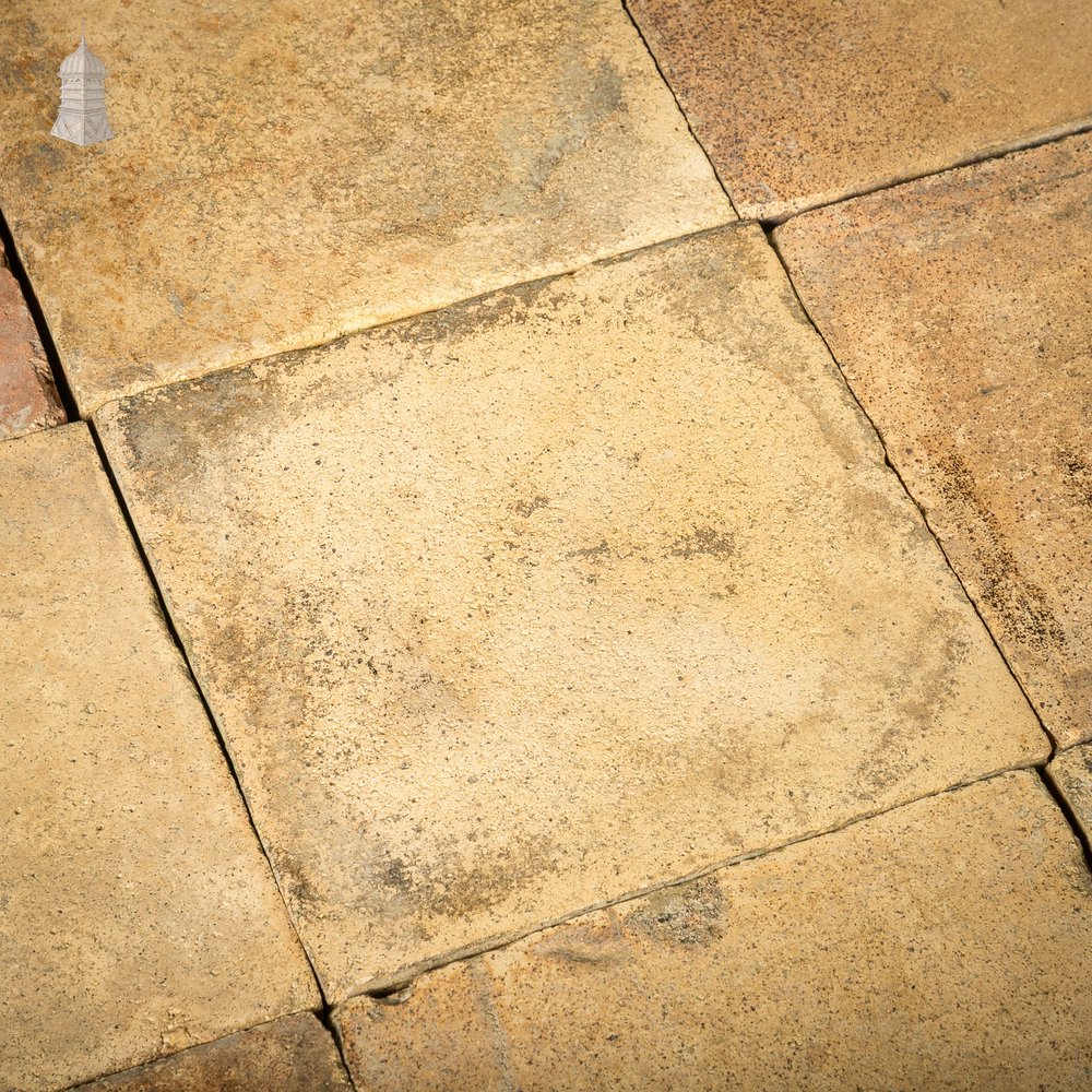 Buff Floor Tile, Reclaimed 12" x 12, Batch of 176 - 16 Square Metres