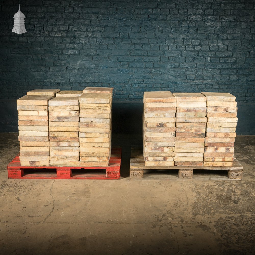 Buff Floor Tile, Reclaimed 12" x 12, Batch of 176 - 16 Square Metres