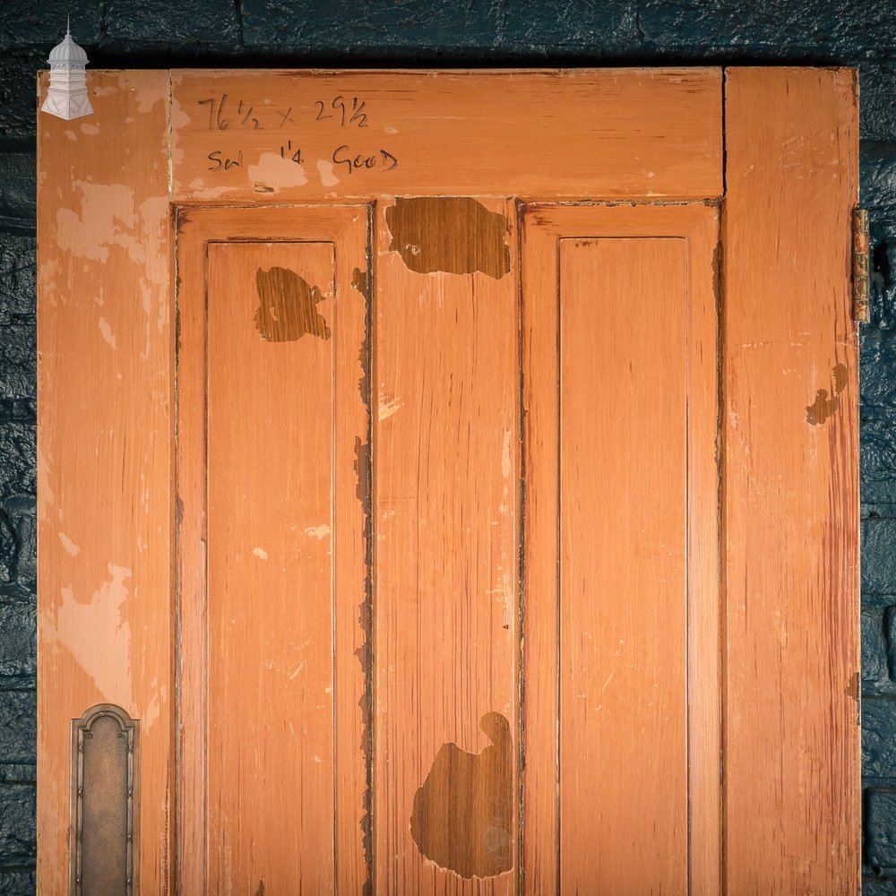 Moulded 4-Panel Door with a Distressed Finish
