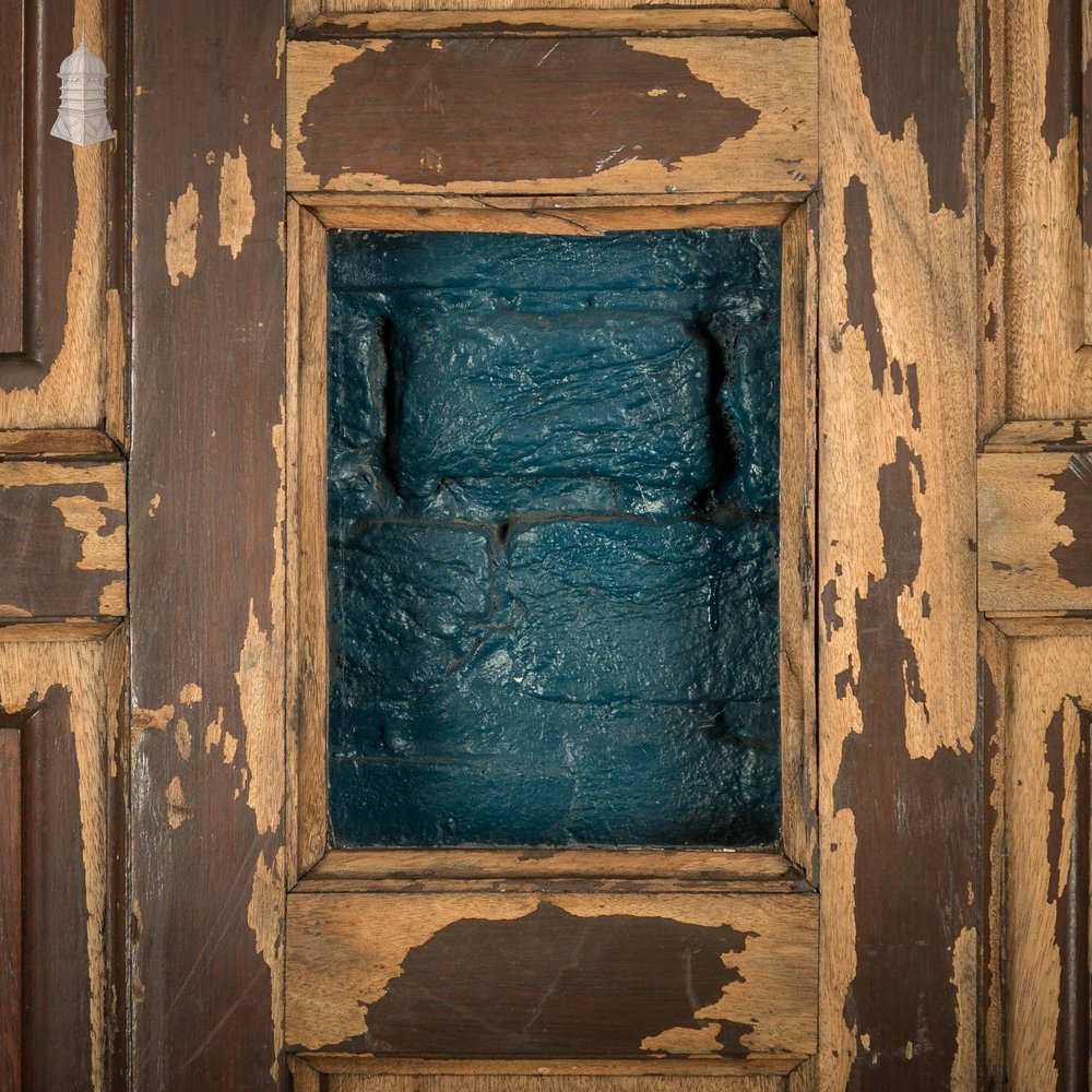 Multi-Panel Exterior Door, Small Glazed Panel, Hardwood