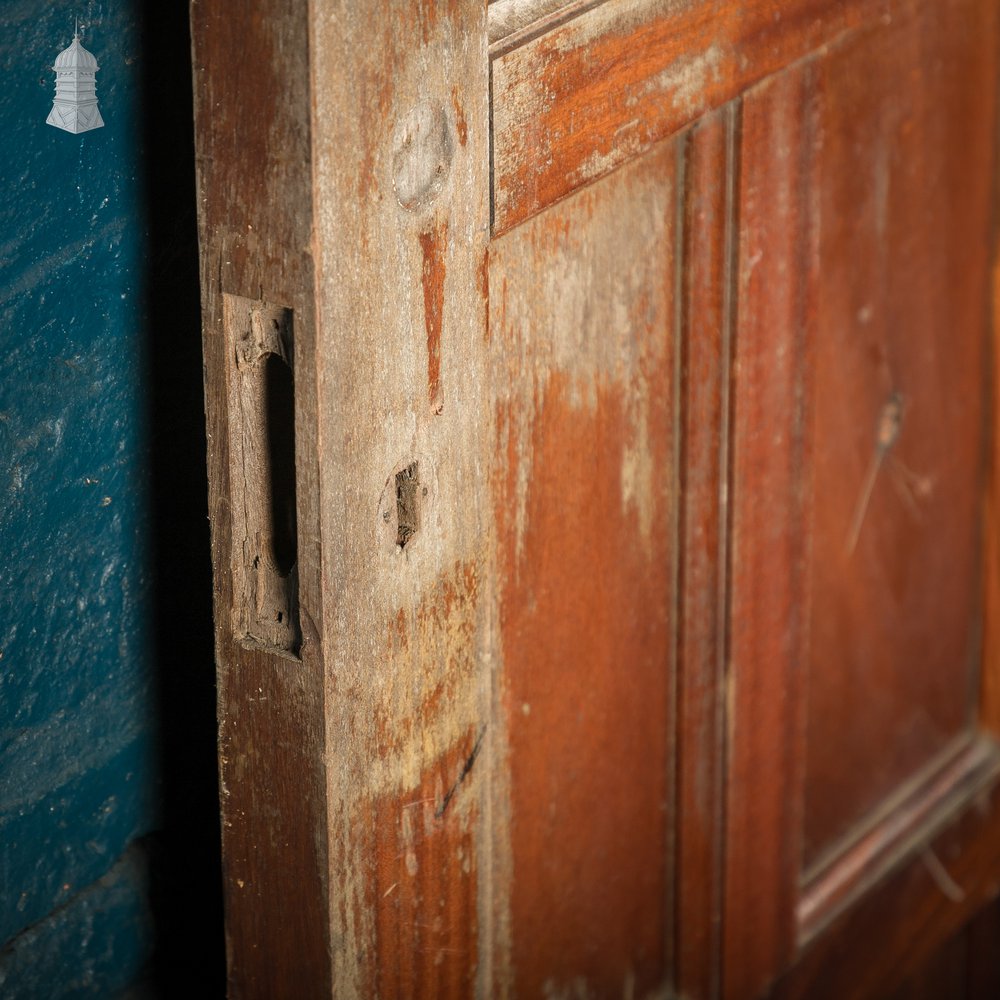Multi-Panel Exterior Door, Small Glazed Panel, Hardwood