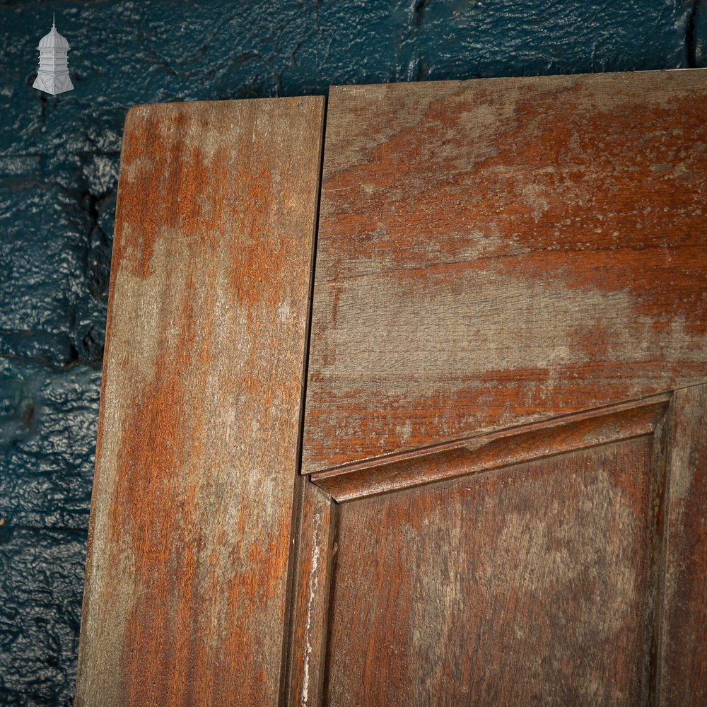 Multi-Panel Exterior Door, Small Glazed Panel, Hardwood