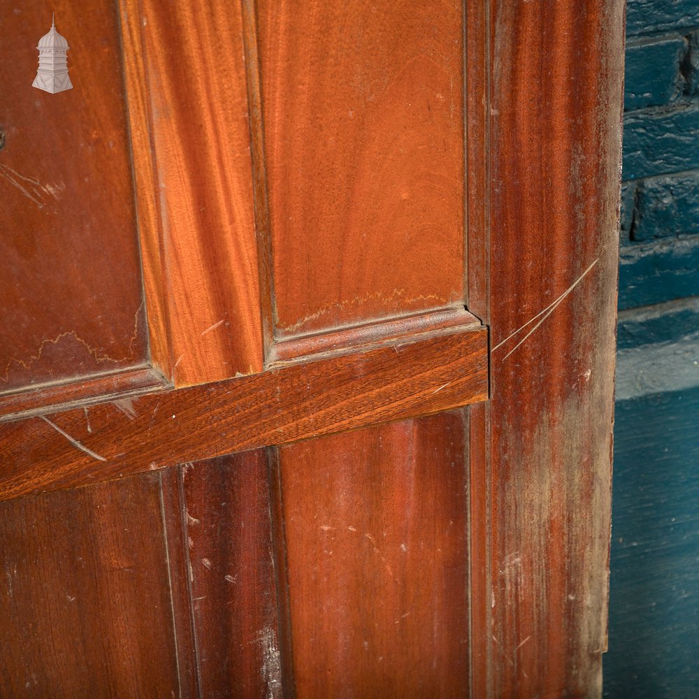 Multi-Panel Exterior Door, Small Glazed Panel, Hardwood