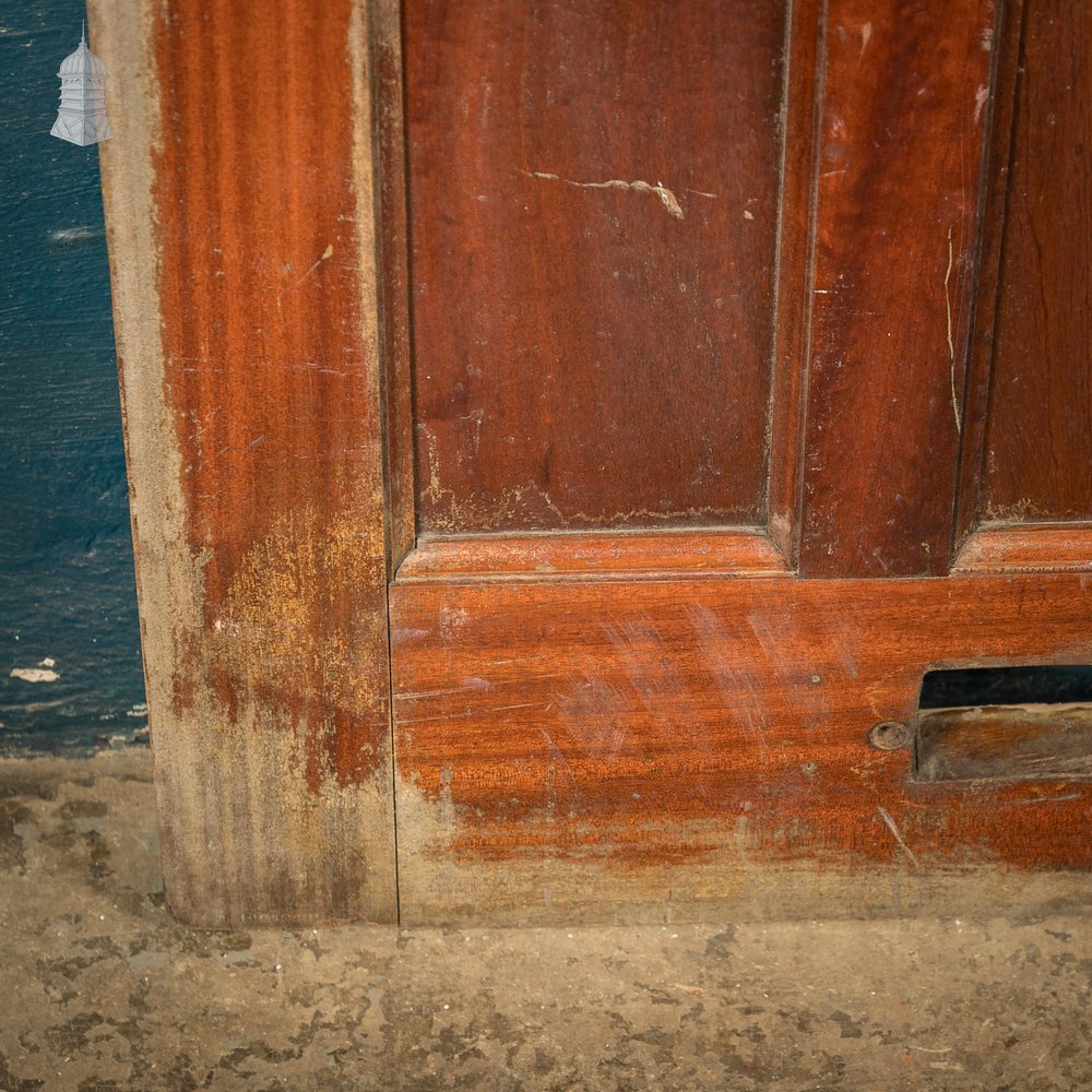 Multi-Panel Exterior Door, Small Glazed Panel, Hardwood