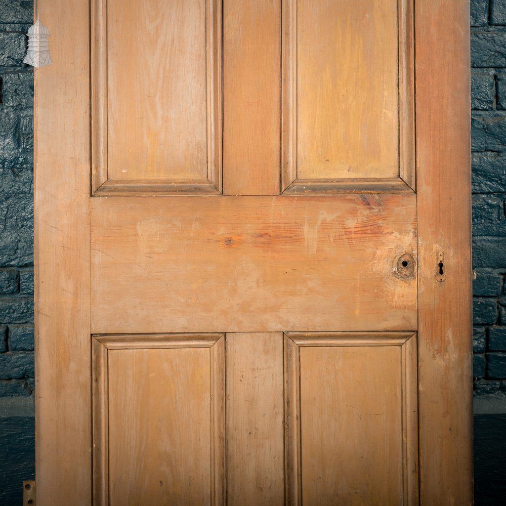 4 Panel Hardwood Door, Moulded & Stop-Chamfered Faces