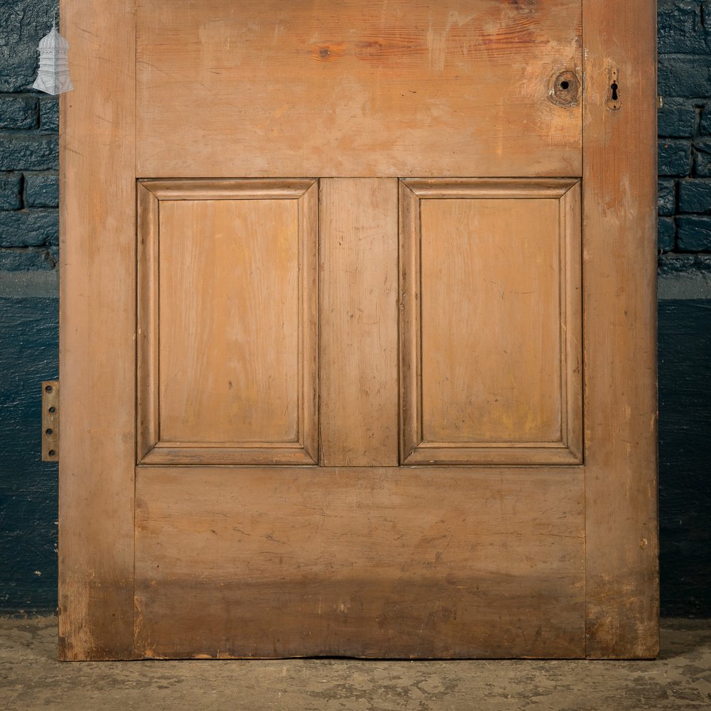 4 Panel Hardwood Door, Moulded & Stop-Chamfered Faces