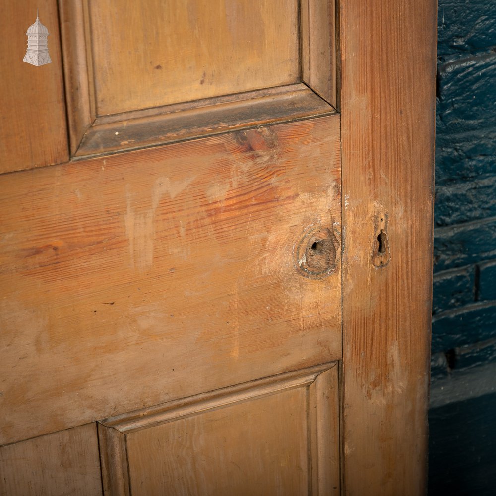 4 Panel Hardwood Door, Moulded & Stop-Chamfered Faces