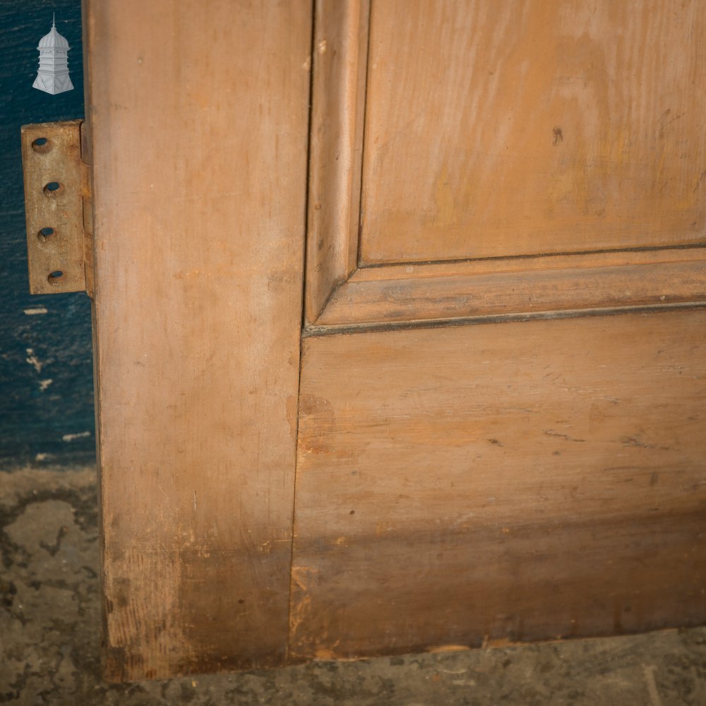 4 Panel Hardwood Door, Moulded & Stop-Chamfered Faces