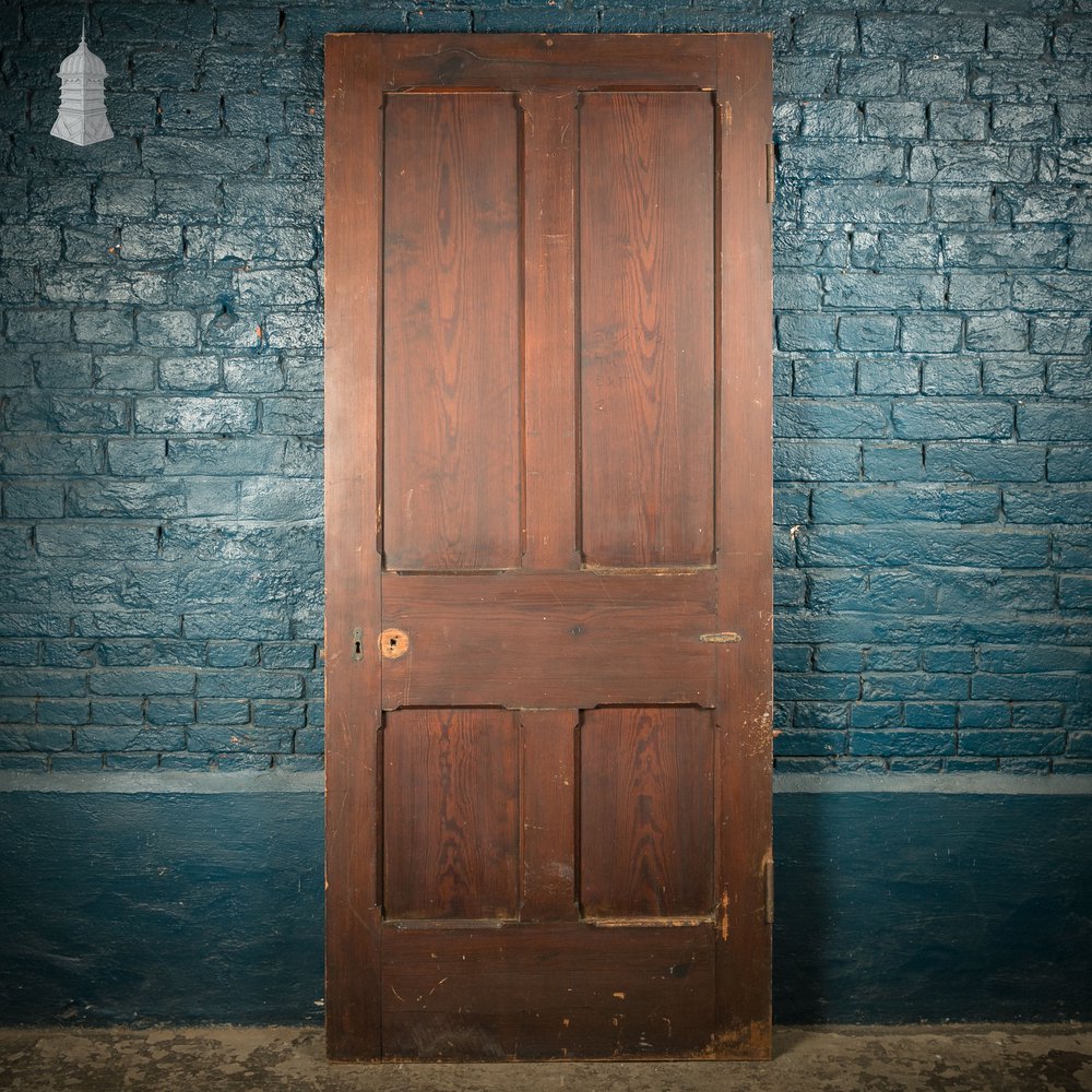 4 Panel Hardwood Door, Moulded & Stop-Chamfered Faces