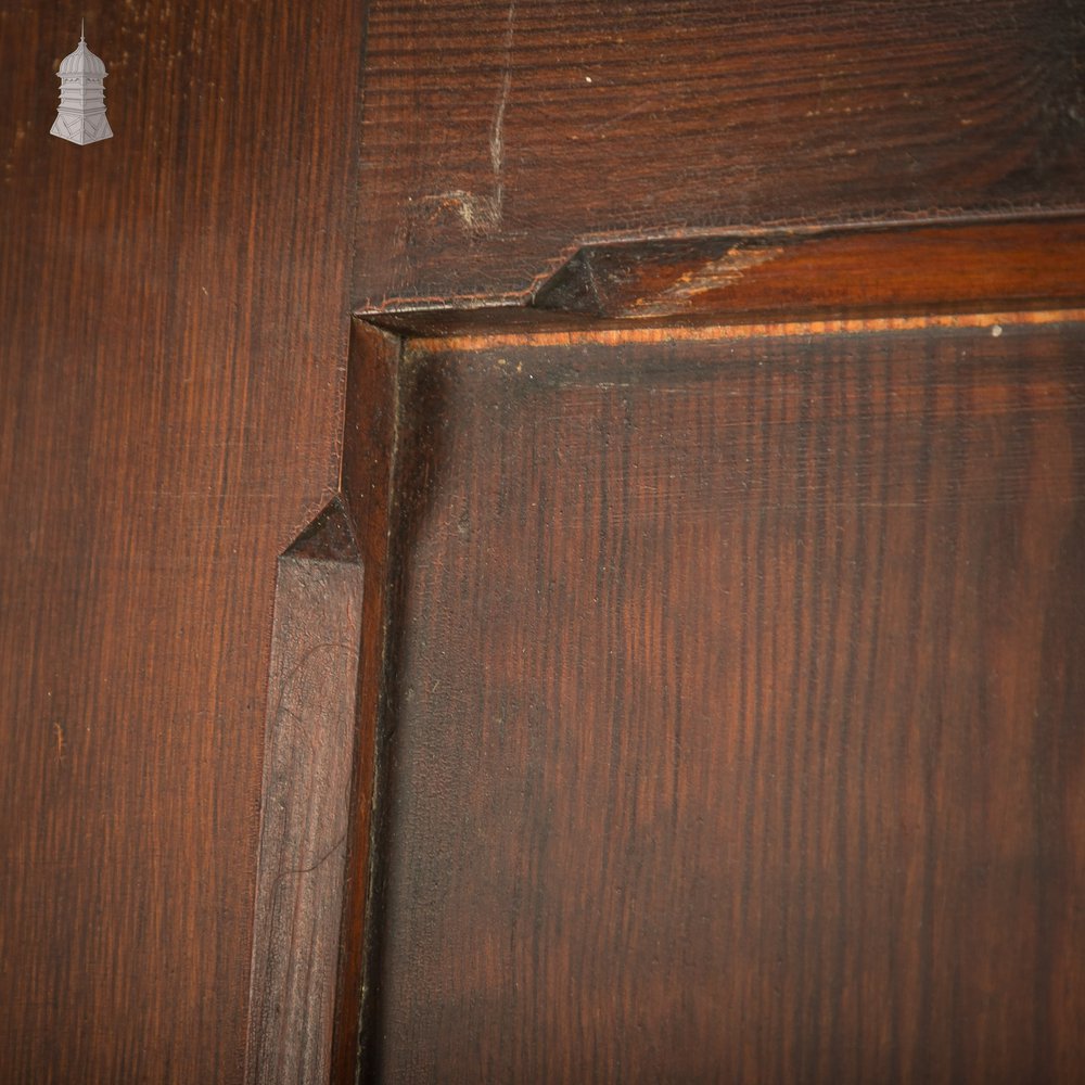 4 Panel Hardwood Door, Moulded & Stop-Chamfered Faces