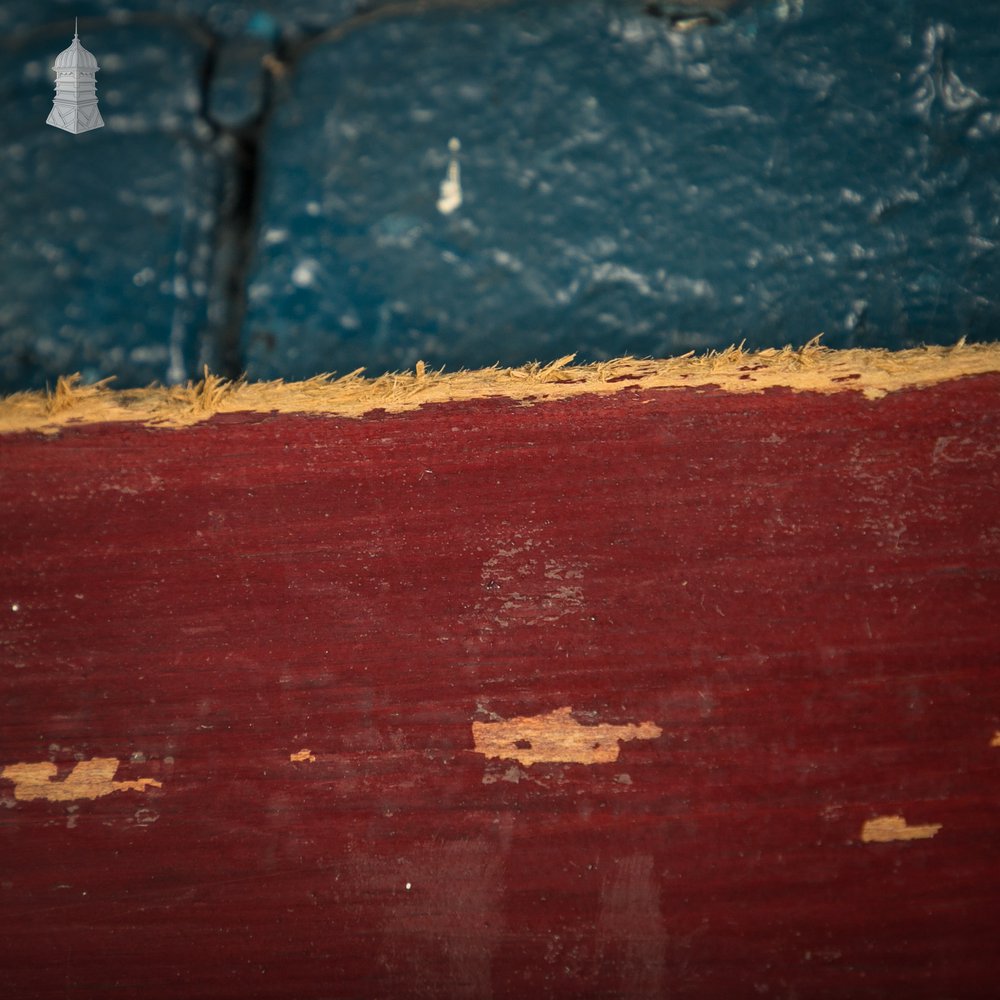 Moulded 4-Panel Door, Red Painted Finish