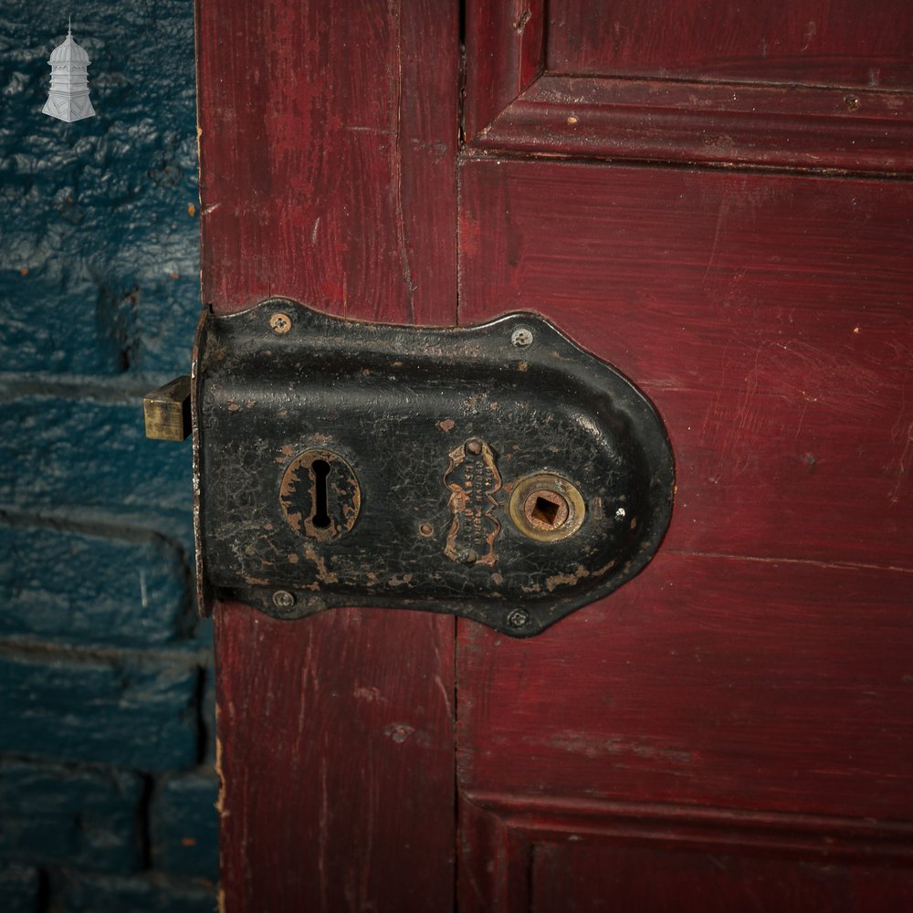 Moulded 4-Panel Door, Red Painted Finish
