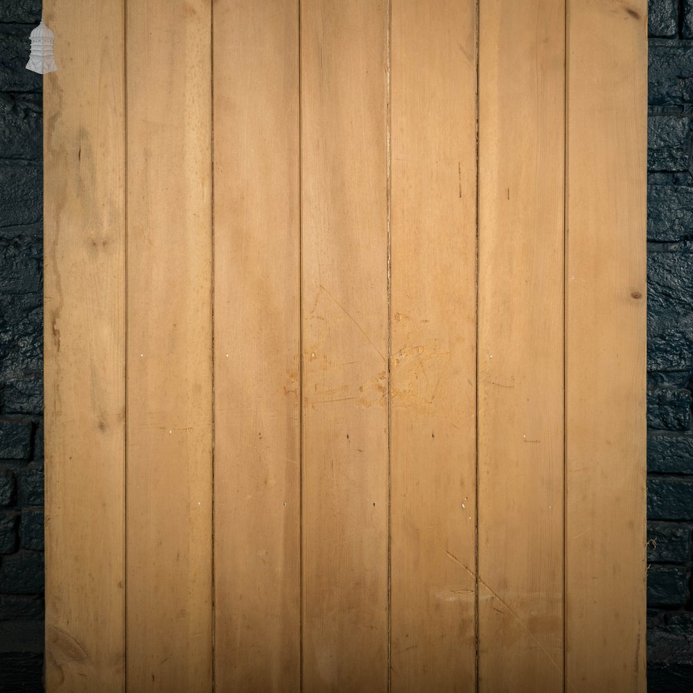 Glazed Pine Door, Edwardian, Bullseye Glass