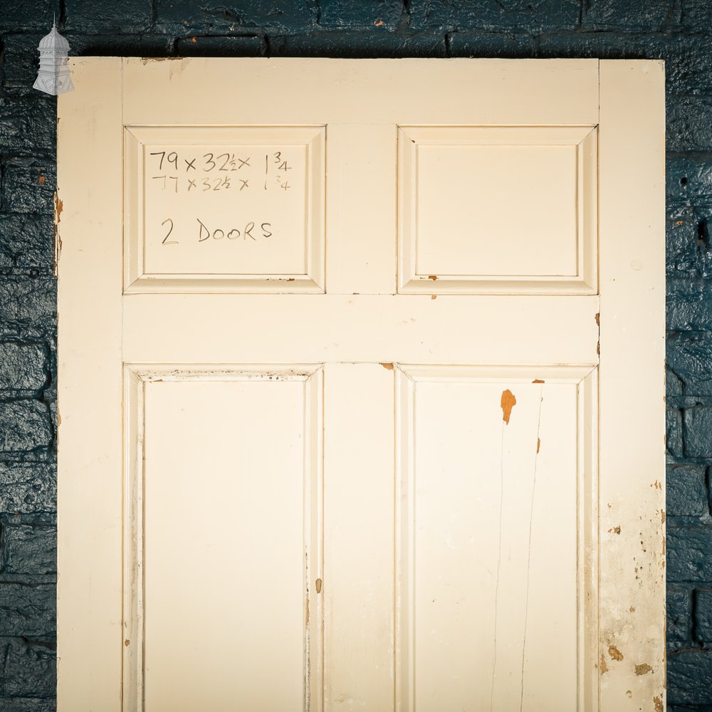 Moulded 6-Panel Door – White Painted Finish