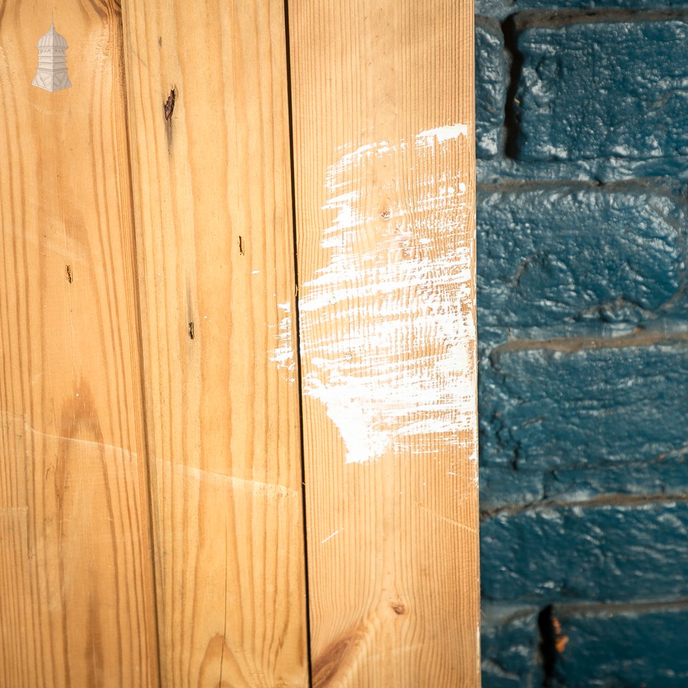 Ledged and Braced Pine Door, Reclaimed