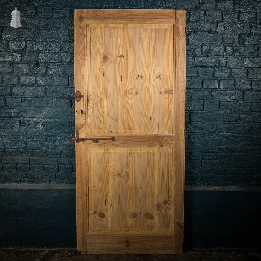 Victorian Paneled Door, Pine 2 Panel