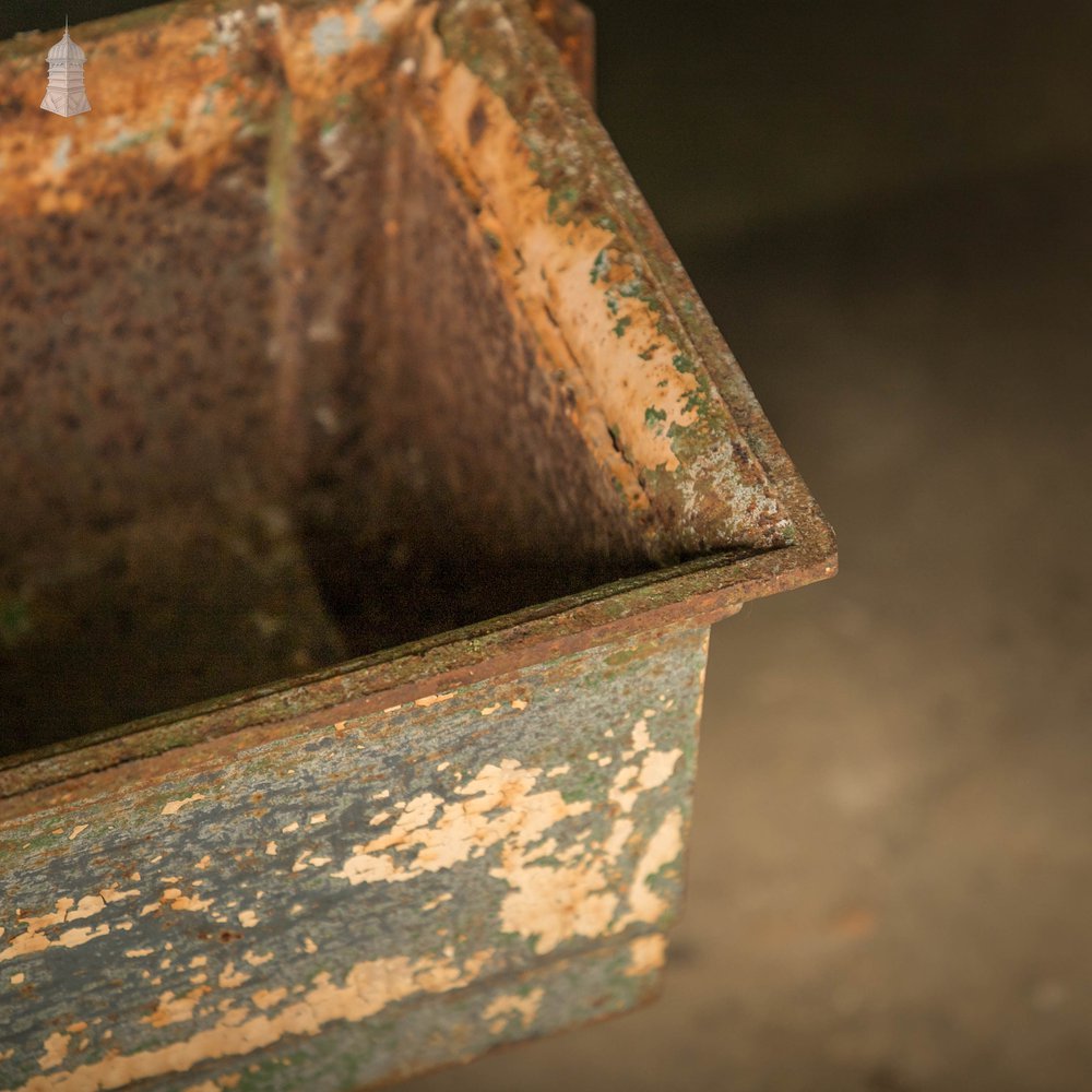 Rainwater Hoppers, Pair of Large Cast Iron Head Boxes