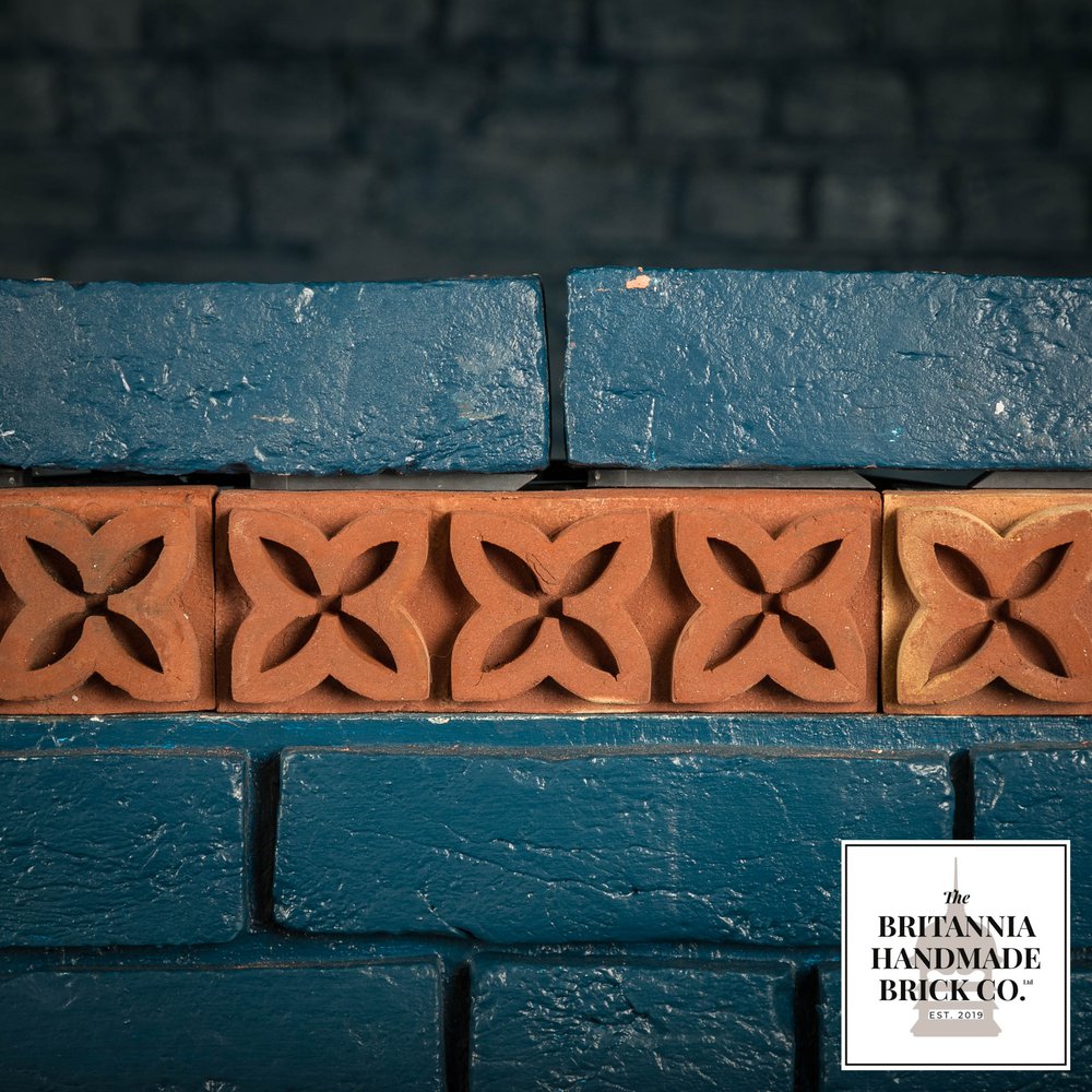Star String, Decorative 3" Handmade Red Brick
