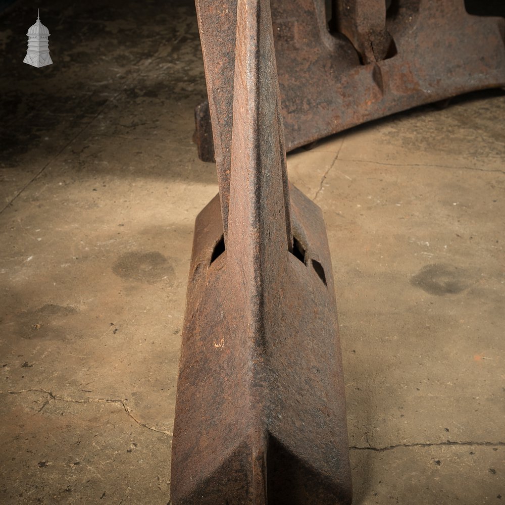 Pair of Salvaged AC-14 Stockless Anchors, 700kg Cast Iron