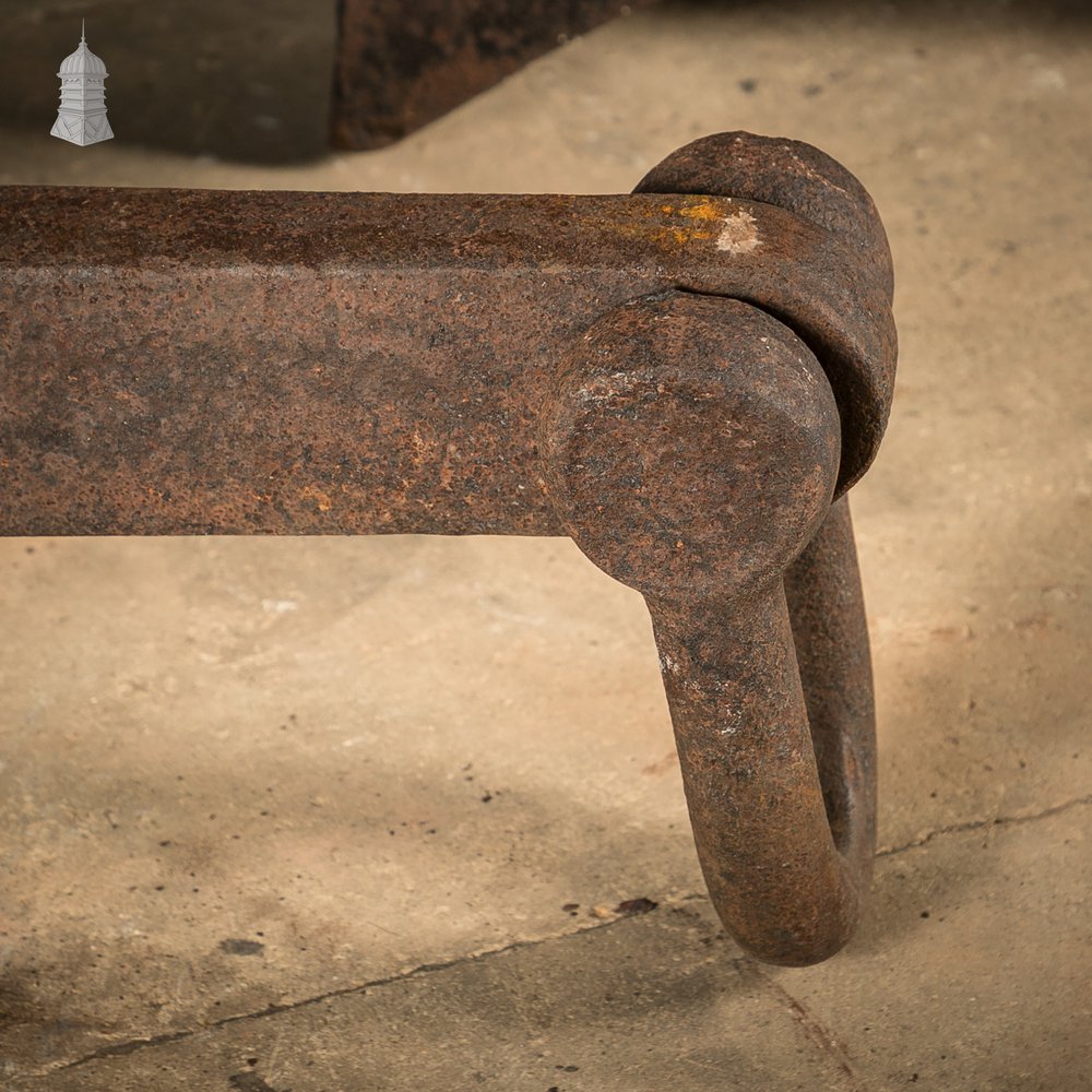 Pair of Salvaged AC-14 Stockless Anchors, 700kg Cast Iron