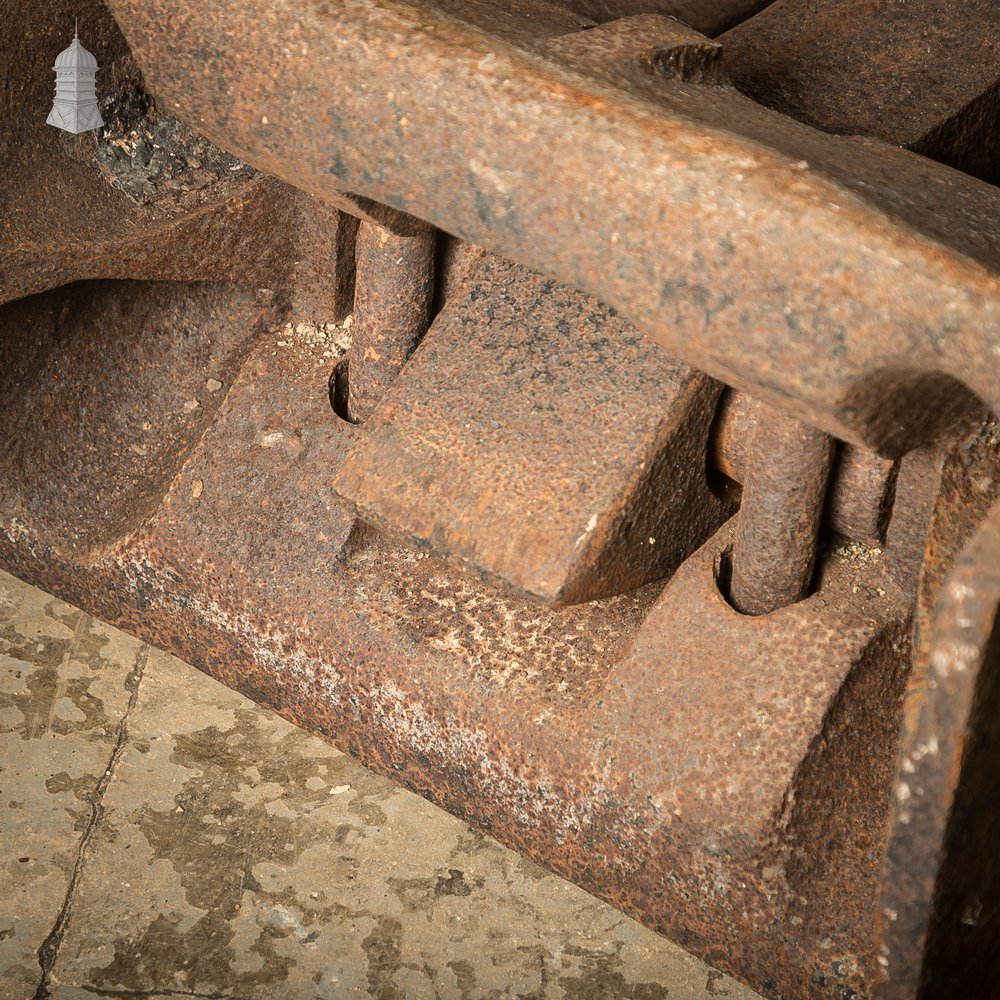 Pair of Salvaged AC-14 Stockless Anchors, 700kg Cast Iron
