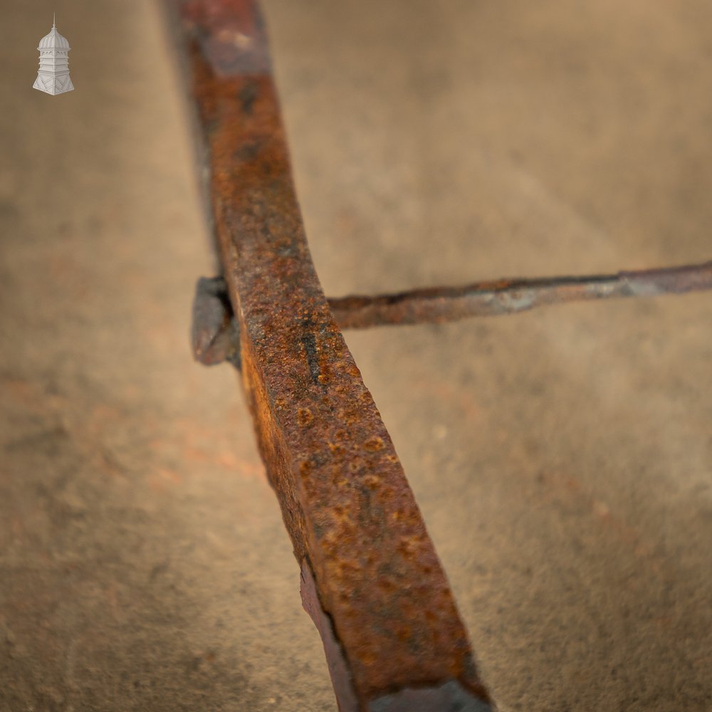 Spear Head Wall Tie, Reclaimed Wrought Iron Wall Anchor, Wall Plate