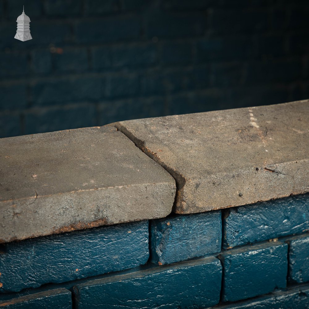 Twice Weathered Coping, Reclaimed Staffordshire Blue - Run of 5.9M