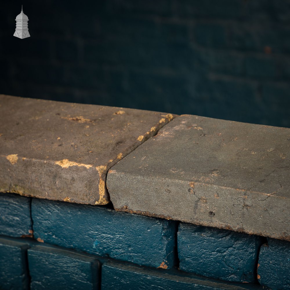 Twice Weathered Coping, Reclaimed Staffordshire Blue - Run of 5.9M