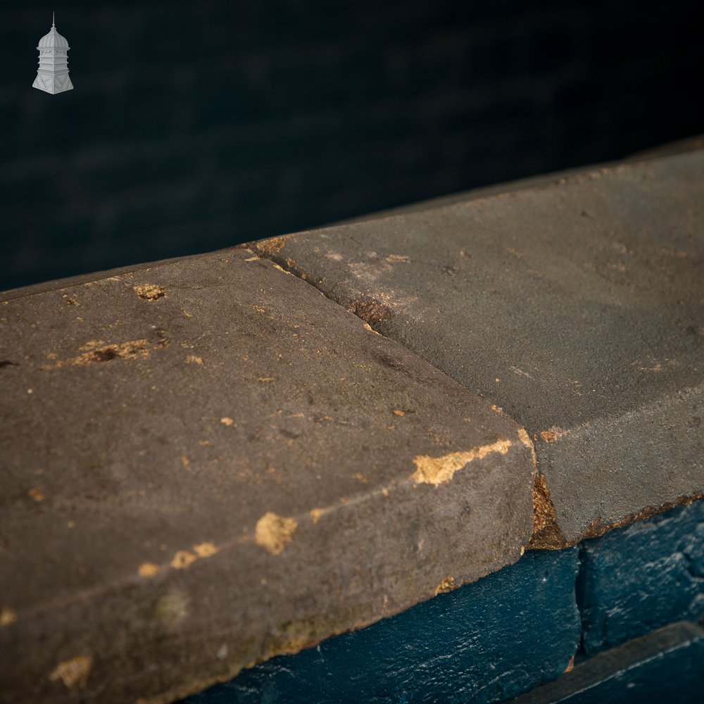 Twice Weathered Coping, Reclaimed Staffordshire Blue - Run of 5.9M