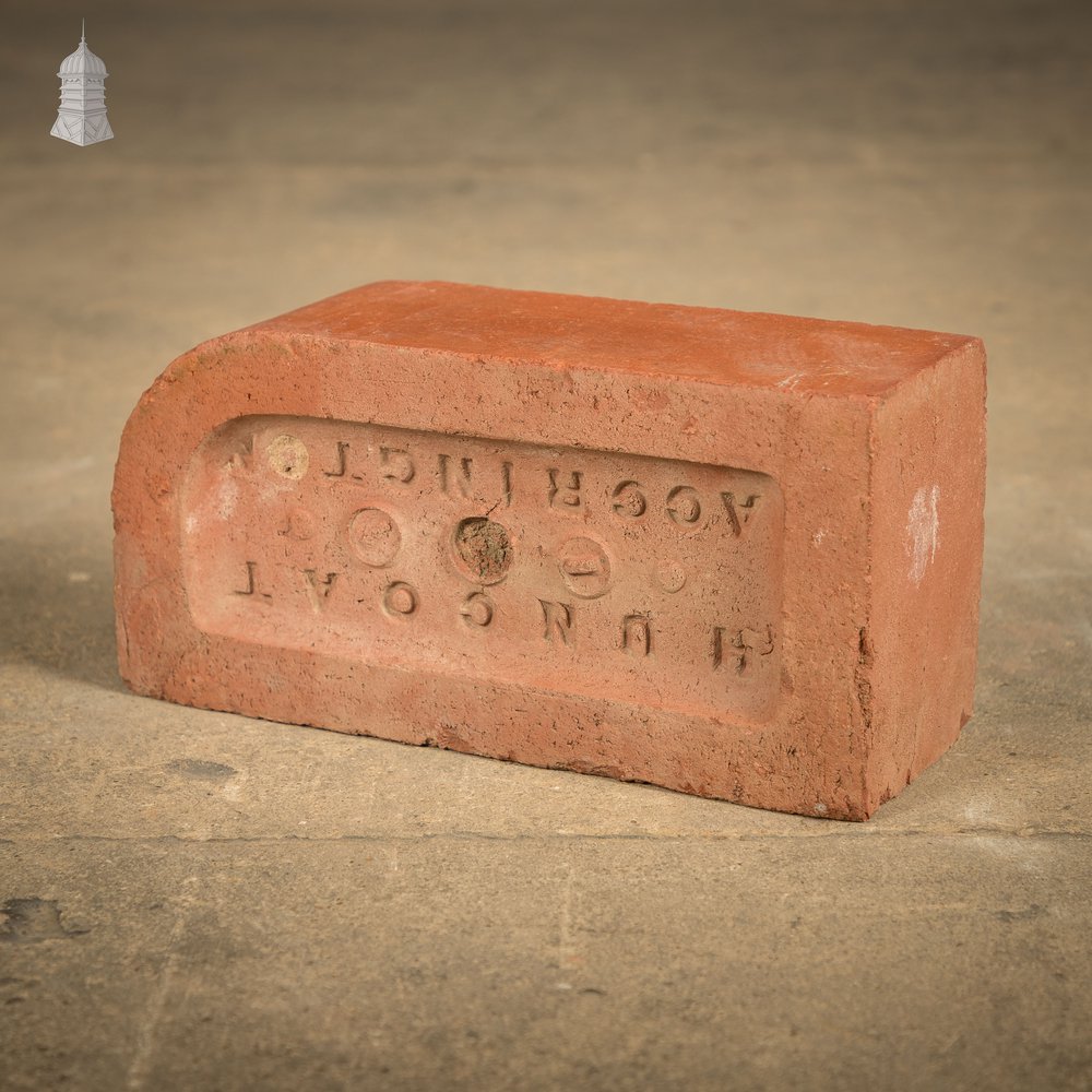 Red Bullnose Bricks. Reclaimed Single Bullnose