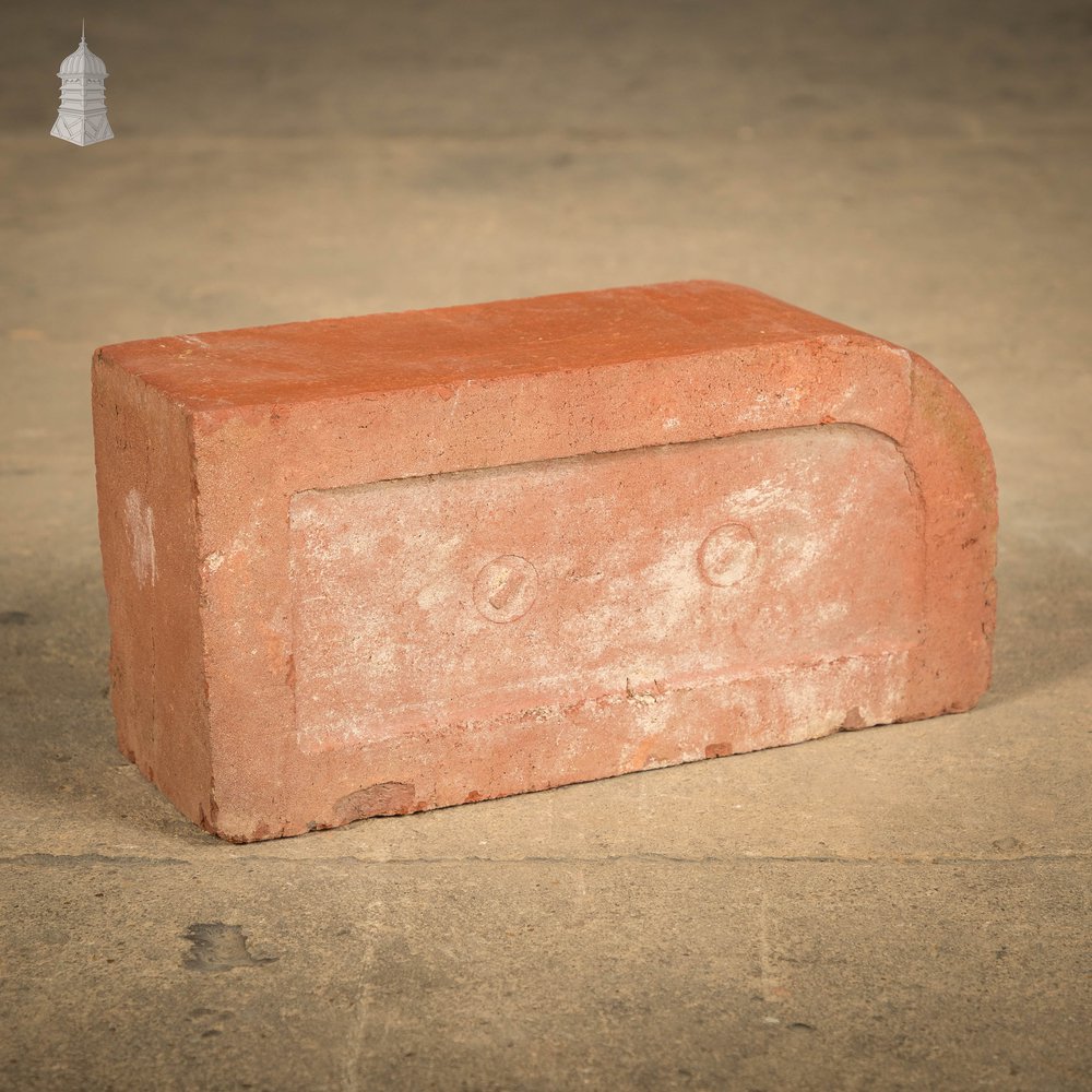 Red Bullnose Bricks. Reclaimed Single Bullnose