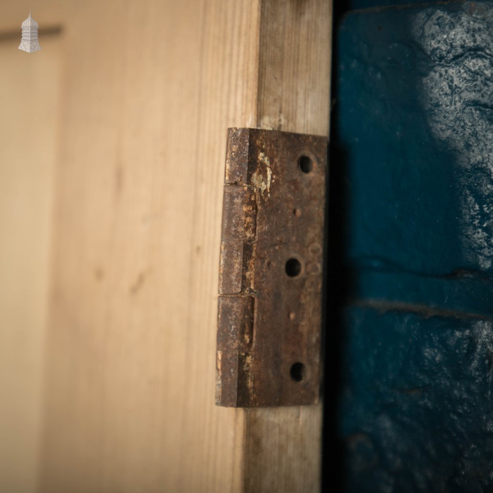Pine Paneled Door, 4 Panel Victorian Cupboard Door