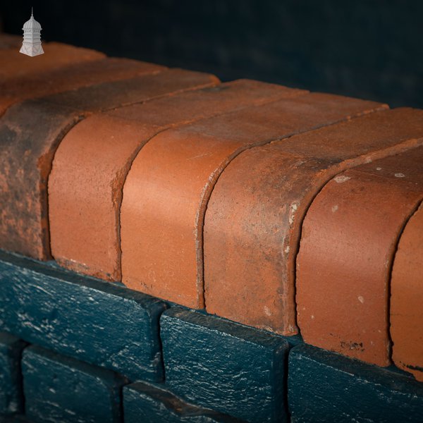 Single Bullnose Red, Reclaimed Bullnose Brick