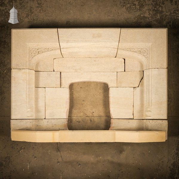 Sandstone Fireplace & Hearth