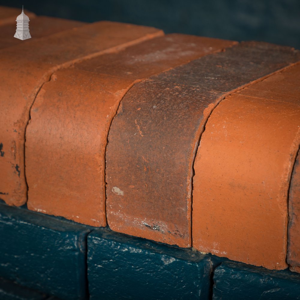 Single Bullnose Red, Reclaimed Bullnose Brick